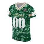 personalized charlotte 49ers camouflage abstract green jersey best selling