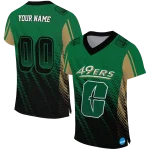 personalized charlotte 49ers halftone flow green black jersey best selling