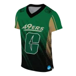 personalized charlotte 49ers halftone flow green black jersey best selling