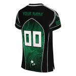 personalized charlotte 49ers halftone slant green black jersey best selling