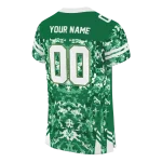 personalized charlotte 49ers mirrored pattern green jersey best selling