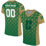 personalized charlotte 49ers stacked rectangle green jersey best selling