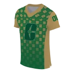 personalized charlotte 49ers stacked rectangle green jersey best selling