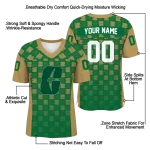 personalized charlotte 49ers stacked rectangle green jersey best selling