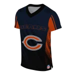 personalized chicago bears halftone fade blue black jersey best selling