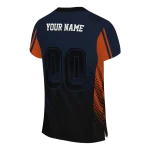 personalized chicago bears halftone fade blue black jersey best selling
