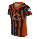 personalized chicago bears stripe splatter blue jersey best selling