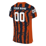 personalized chicago bears stripe splatter blue jersey best selling