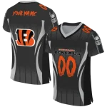 personalized cincinnati bengals dynamic dots black jersey best selling