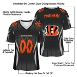 personalized cincinnati bengals dynamic dots black jersey best selling