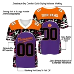 personalized clemson tigers brushstroke xs purple black jersey best selling