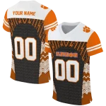 personalized clemson tigers tire arrows orange black white jersey best selling