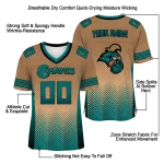 personalized coastal carolina chanticleers halftone sweep gold black jersey best selling