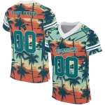 personalized coastal carolina chanticleers horizon palm sunset jersey best selling