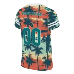 personalized coastal carolina chanticleers horizon palm sunset jersey best selling