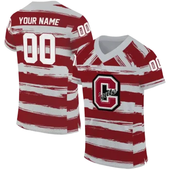 personalized colgate raiders art stripe maroon jersey best selling