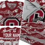 personalized colgate raiders camo shatter maroon jersey best selling