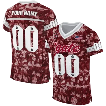 personalized colgate raiders camouflage abstract maroon jersey best selling