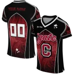 personalized colgate raiders halftone slant maroon black jersey best selling
