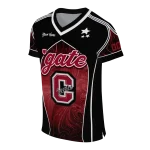 personalized colgate raiders halftone slant maroon black jersey best selling
