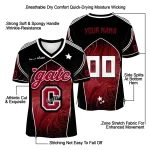 personalized colgate raiders halftone slant maroon black jersey best selling
