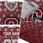 personalized colgate raiders stacked rectangle maroon jersey best selling