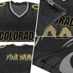 personalized colorado buffaloes dynamic dots black jersey best selling