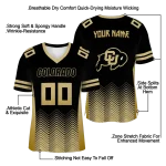 personalized colorado buffaloes halftone sweep black jersey best selling