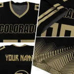 personalized colorado buffaloes halftone sweep black jersey best selling