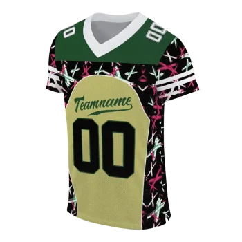 personalized colorado state rams brushstroke xs gold black jersey fashion forward