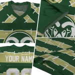 personalized colorado state rams layered grids green jersey best selling