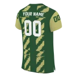personalized colorado state rams stripe block green jersey best selling