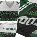 personalized colorado state rams tire arrows green black white jersey best selling