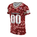 personalized cornell big red camouflage abstract red jersey best selling