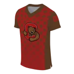 personalized cornell big red stacked rectangle red jersey best selling