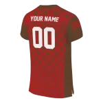 personalized cornell big red stacked rectangle red jersey best selling
