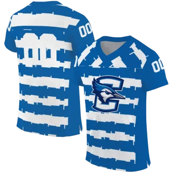 personalized creighton bluejays layered grids blue jersey best selling