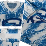 personalized creighton bluejays rugged stripes blue jersey best selling