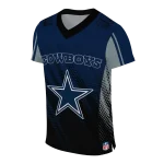 personalized dallas cowboys halftone fade blue black jersey best selling