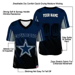 personalized dallas cowboys halftone fade blue black jersey best selling