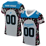 personalized detroit lions brushstroke xs silver black jersey best selling