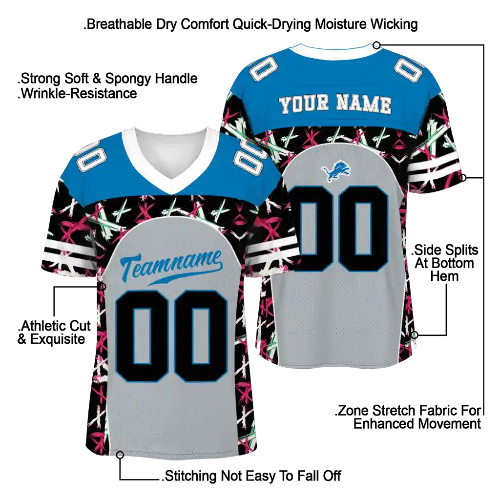 personalized detroit lions brushstroke xs silver black jersey latest model personalized detroit lions brushstroke xs silver black jersey latest model