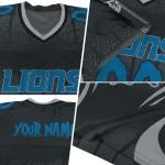 personalized detroit lions dynamic dots silver jersey best selling