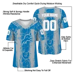 personalized detroit lions rugged stripes blue jersey best selling