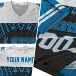 personalized detroit lions tire arrows blue black white jersey best selling