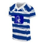 personalized duke blue devils art stripe blue jersey best selling
