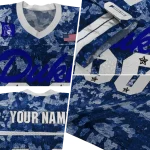 personalized duke blue devils camouflage abstract blue jersey best selling
