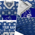 personalized duke blue devils stacked rectangle blue jersey best selling
