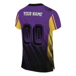 personalized east carolina pirates halftone flow purple black jersey best selling