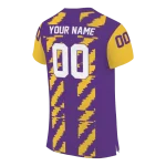 personalized east carolina pirates stripe block purple jersey best selling